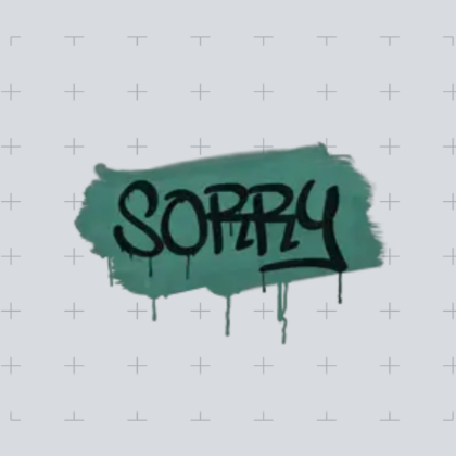 涂鸦|对不起(暗绿)￥58.56